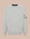 Diagonal Raised Fleece Lens Sweatshirt Grey - CP COMPANY - BALAAN 4