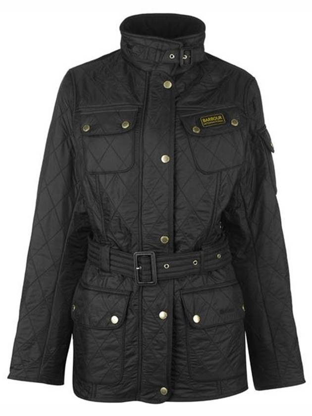 Modern International Belted Padding Black - BARBOUR - BALAAN 2