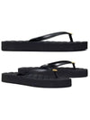 Kira Logo Flip Flops Black - TORY BURCH - BALAAN 2