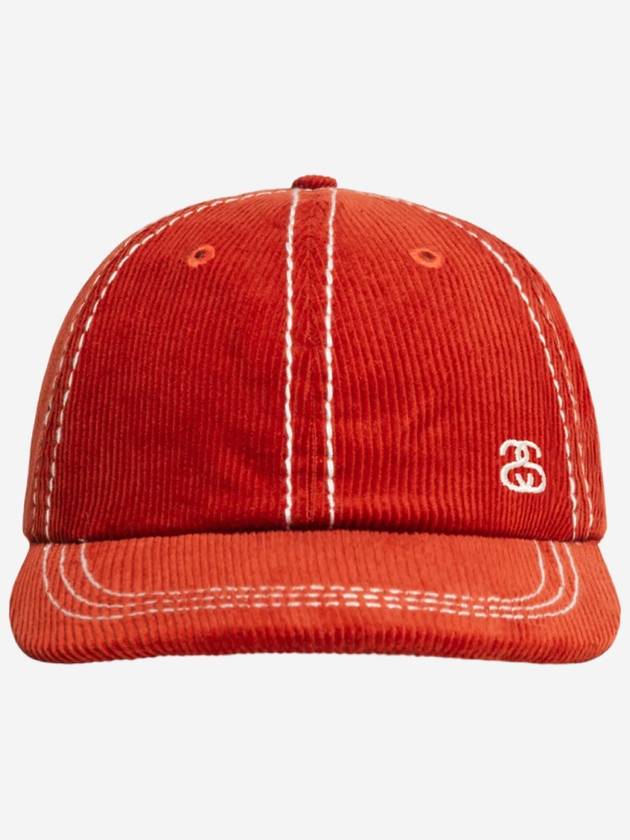 Low Profile SS Link Stitched Ball Cap Rust - STUSSY - BALAAN 2