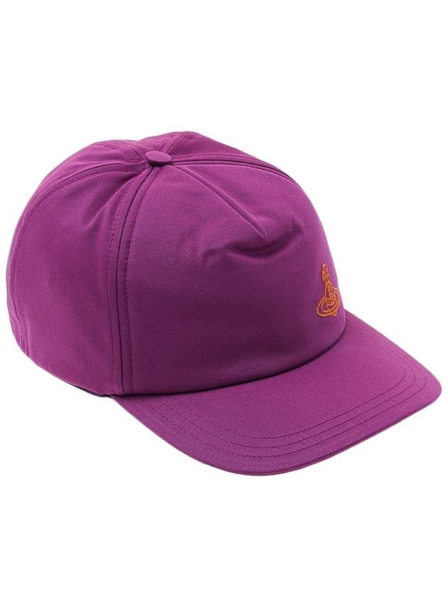 Embroidered ORB Logo Classic Ball Cap Purple - VIVIENNE WESTWOOD - BALAAN 5