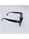 Eyewear Square Acetate Glass Pearl Sunglasses Black - CHANEL - BALAAN 4