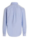 Small Fox Head Patch Classic Long Slevee Shirt Light Blue - MAISON KITSUNE - BALAAN 3