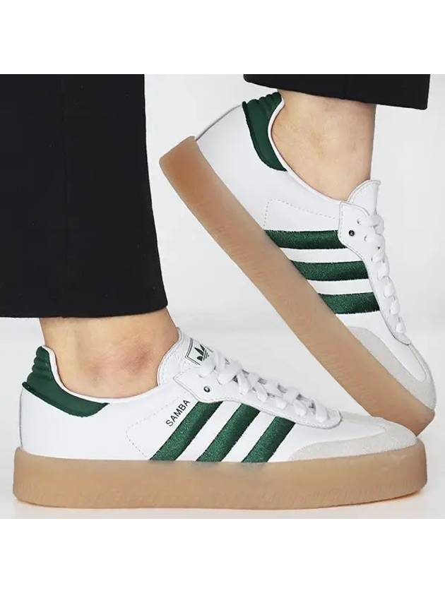 Samba Low Top Sneakers Green White - ADIDAS - BALAAN 2