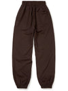 Silver City Wide Brushed Jogger Pants BROWN - WEST GRAND BOULEVARD - BALAAN 3