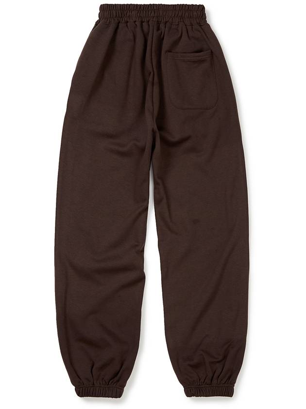 Silver City Wide Brushed Jogger Pants BROWN - WEST GRAND BOULEVARD - BALAAN 3