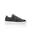 Metal Logo PP1978 Low Top Sneakers Black - PHILIPP PLEIN - BALAAN 1