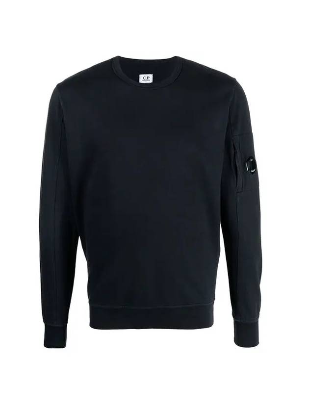 Light Fleece Sweatshirt Navy - CP COMPANY - BALAAN 1