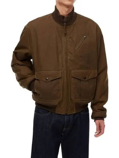 cotton bomber jacket brown - POLO RALPH LAUREN - BALAAN 1