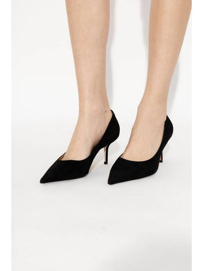 Jimmy Choo ‘Love’ Suede Pumps, Women's, Black - JIMMY CHOO - BALAAN 2