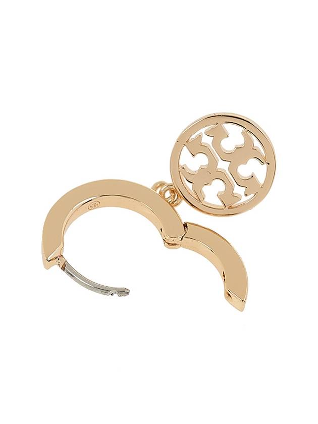 Miller Huggie Hoop Earrings Gold - TORY BURCH - BALAAN 4