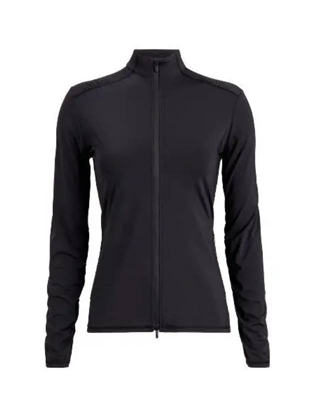 GFORE 24 SILKY TECH NYLON RUCHED FULL ZIP LAYER GLM000009 ONYX Women - G/FORE - BALAAN 1