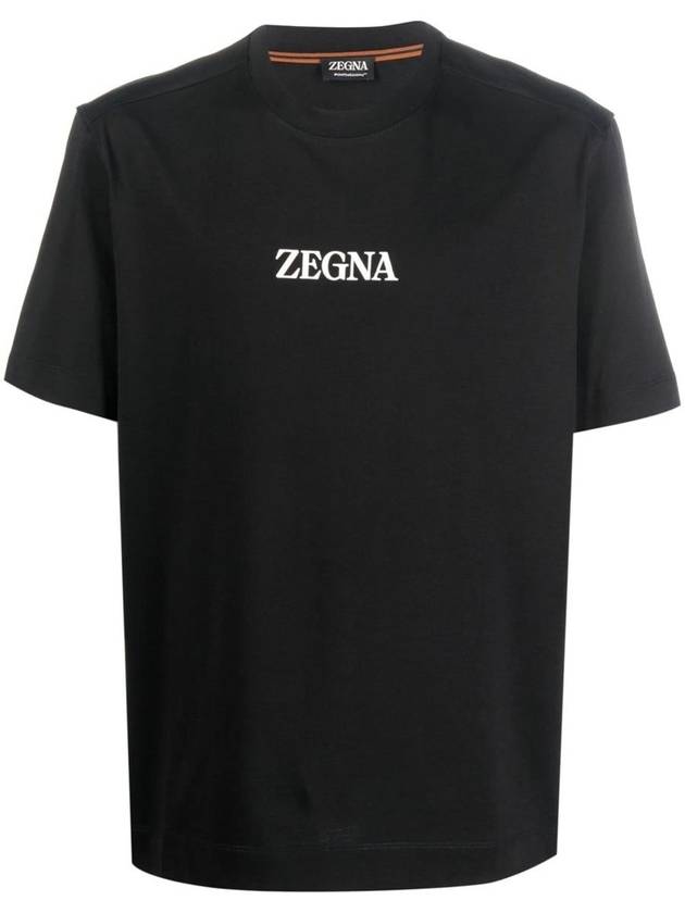 Zegna Pure Cotton T-Shirt Clothing - ERMENEGILDO ZEGNA - BALAAN 1