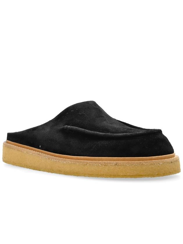 Marni Suede Slippers, Men's, Black - MARNI - BALAAN 4