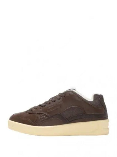 Basket low top cowhide sneakers - JIL SANDER - BALAAN 1