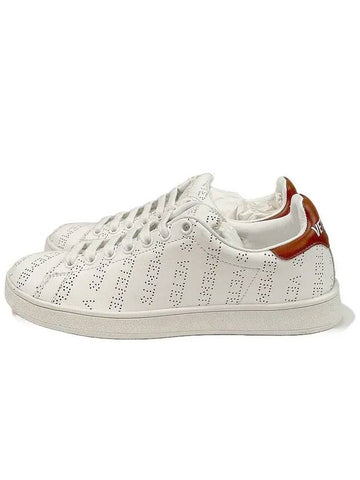 VTSMT3 white brown logo sneakers - VETEMENTS - BALAAN 1