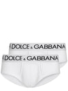 23 fw White Cotton Set Briefs M9D69JONN97W0800 B0480428690 - DOLCE&GABBANA - BALAAN 1