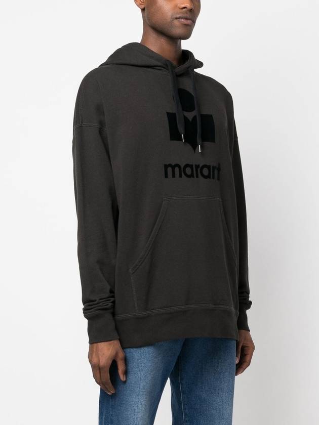 Miley Logo Hoodie Faded Black - ISABEL MARANT - BALAAN 5