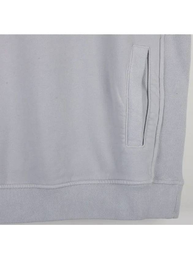 Wappen Patch Brushed Cotton Fleece Hoodie Grey - STONE ISLAND - BALAAN 5