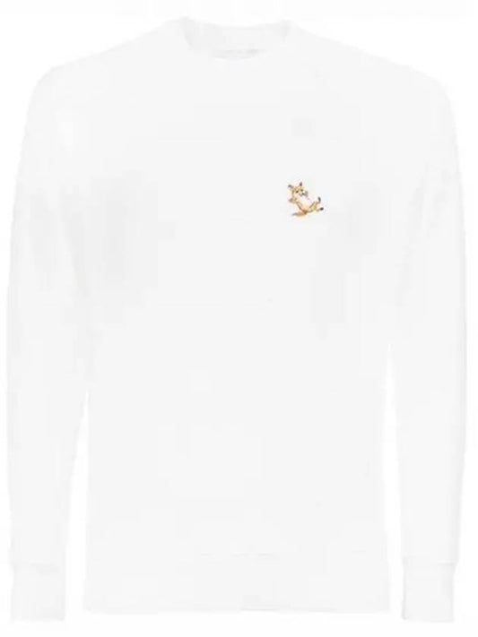 Chillax Fox Patch Classic Sweatshirt Ecru - MAISON KITSUNE - BALAAN 2