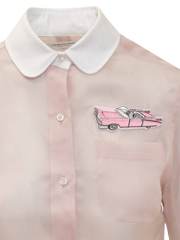 Thom Browne Shirt With Patch - THOM BROWNE - BALAAN 4