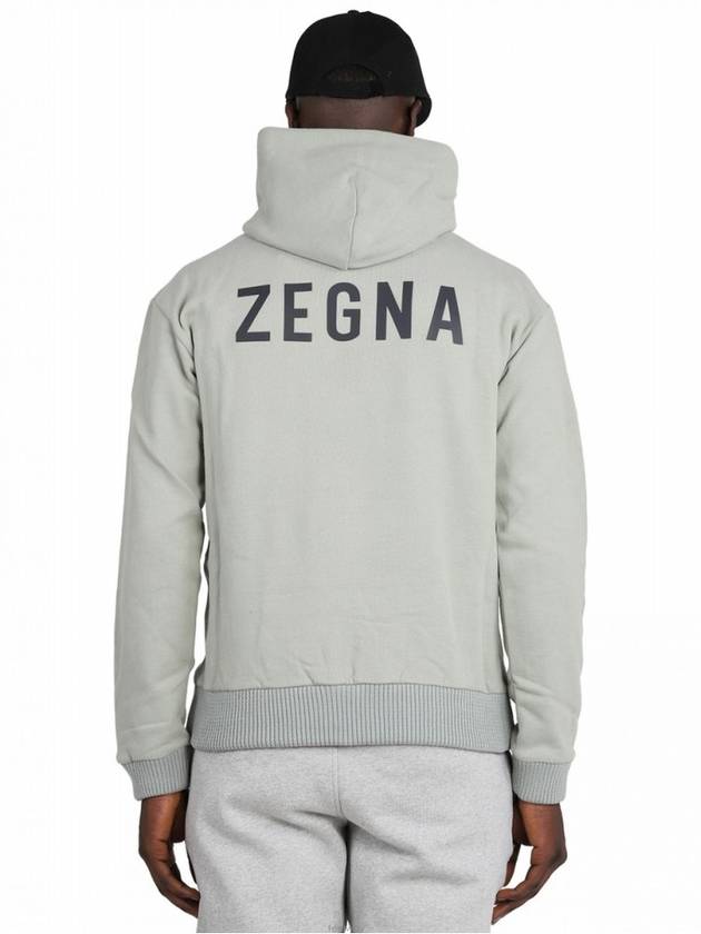 Zegna Logo Hooded Sweatshirt FZJ804FZ1001 - FEAR OF GOD - BALAAN 5