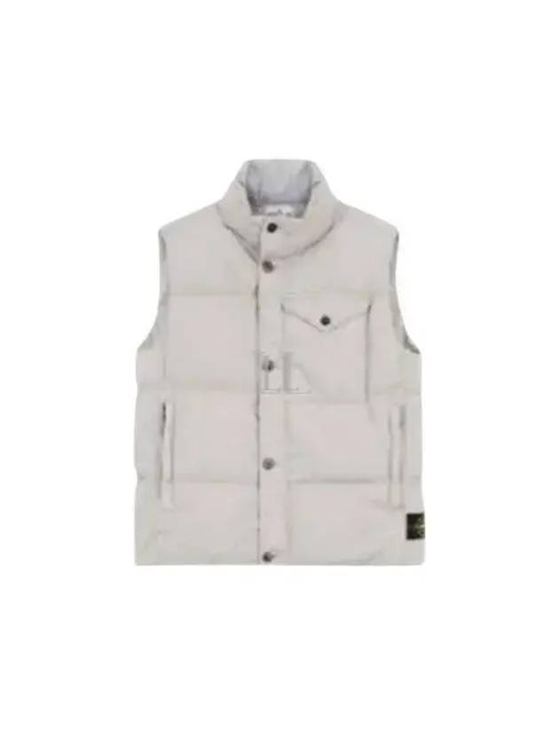 Crinkle Reps R-NY Down Vest Grey - STONE ISLAND - BALAAN 2