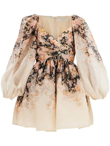 floral mini dress illustr - ZIMMERMANN - BALAAN 1