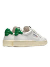 Medalist Green Tab Leather Low Top Sneakers White - AUTRY - BALAAN 4