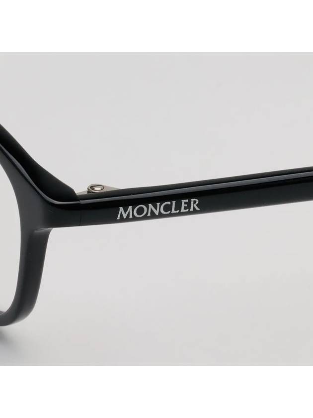 Glasses frame ML5173D 001 square horn rim Asian fit - MONCLER - BALAAN 5