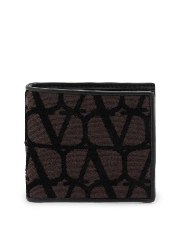 Toile Iconographe Half Wallet Brown - VALENTINO - BALAAN 1