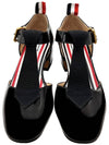 Soft Patent Leather Heel Tie Tom John FFF130A 00216 001 - THOM BROWNE - BALAAN 4