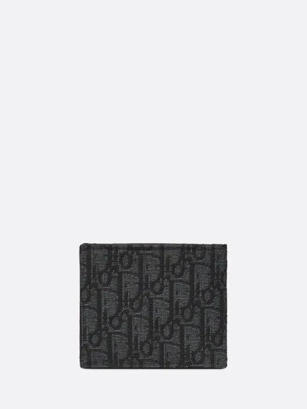 Wallet Black  Oblique Jacquard - DIOR - BALAAN 5