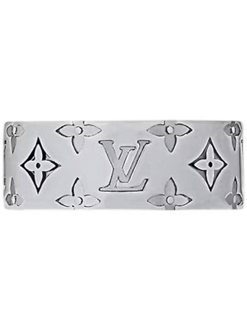 LV Mosaic Ring Silver - LOUIS VUITTON - BALAAN 1