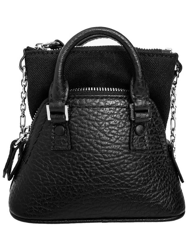 5AC Classic Baby Shoulder Bag Pale Black - MAISON MARGIELA - BALAAN 4