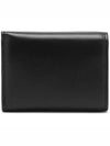 1DR Tri Fold Leather Wallet Black - DIESEL - BALAAN 4