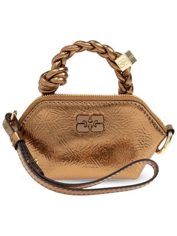 Women s Logo Pouch Bag Brown - GANNI - BALAAN 1