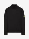 Men's Knit Turtleneck Navy - STONE ISLAND - BALAAN 2