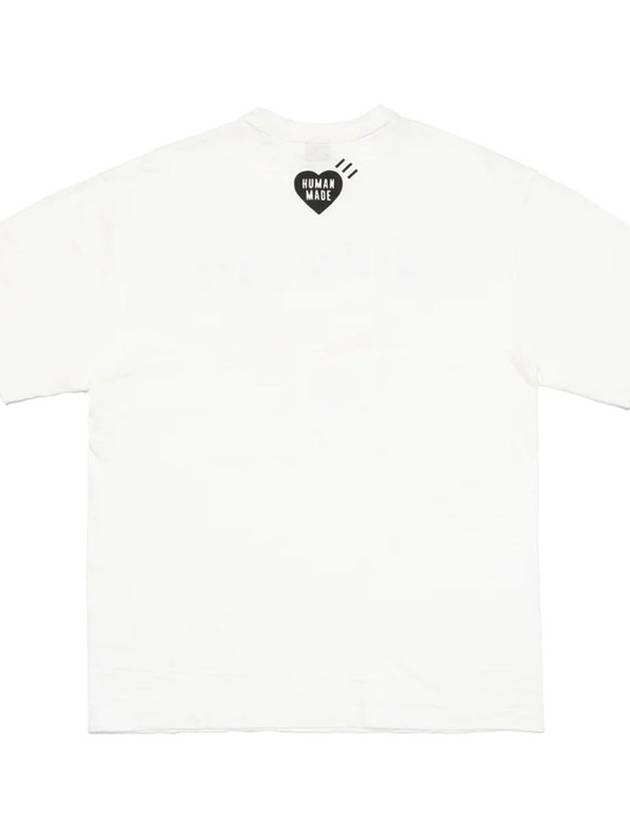 Graphic Short Sleeve T Shirt 7 White HM26TE007 - HUMAN MADE - BALAAN 4