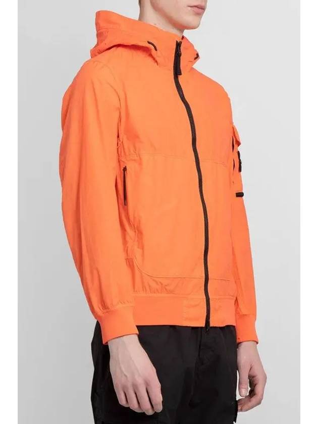 Men's Wappen Patch Naslan Watro Hooded Jacket Orange - STONE ISLAND - BALAAN 5