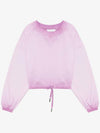 Margo Short Cotton Logo Sweatshirt Lilac - ISABEL MARANT - BALAAN 2