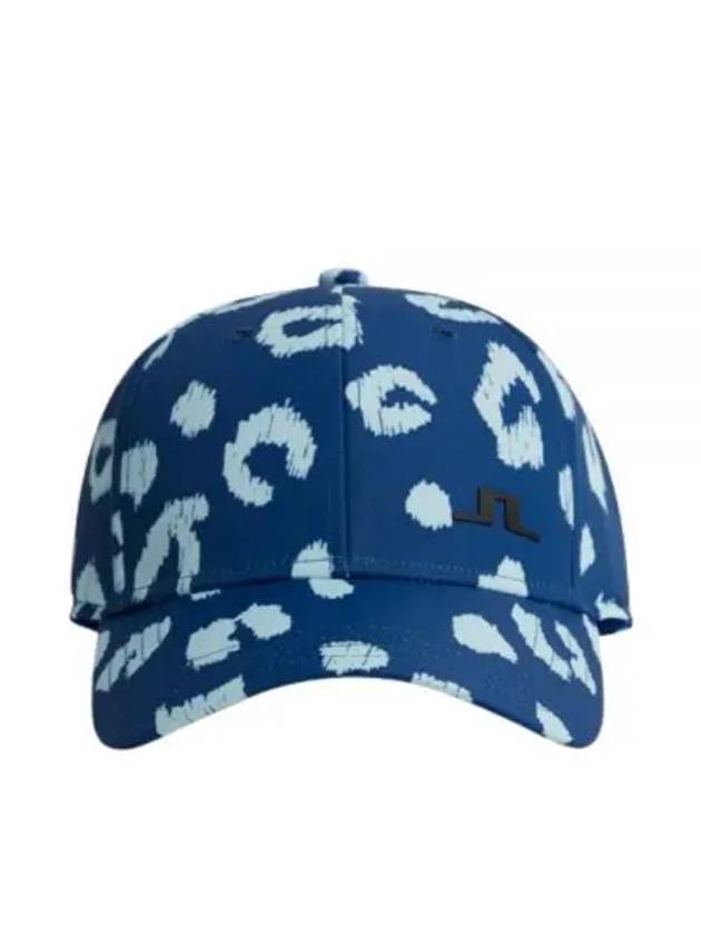 Jim Print Ball Cap Savanna Estate Blue - J.LINDEBERG - BALAAN 2