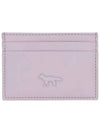 Fox Patch Card Wallet Lime Lilac - MAISON KITSUNE - BALAAN 3