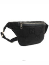 Men s Black GG Supreme Canvas WEB Strap Jumbo Belt Bag 696031 - GUCCI - BALAAN 4