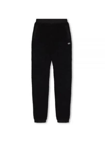 Fleece Nylon Track Pants Black - DIESEL - BALAAN 2