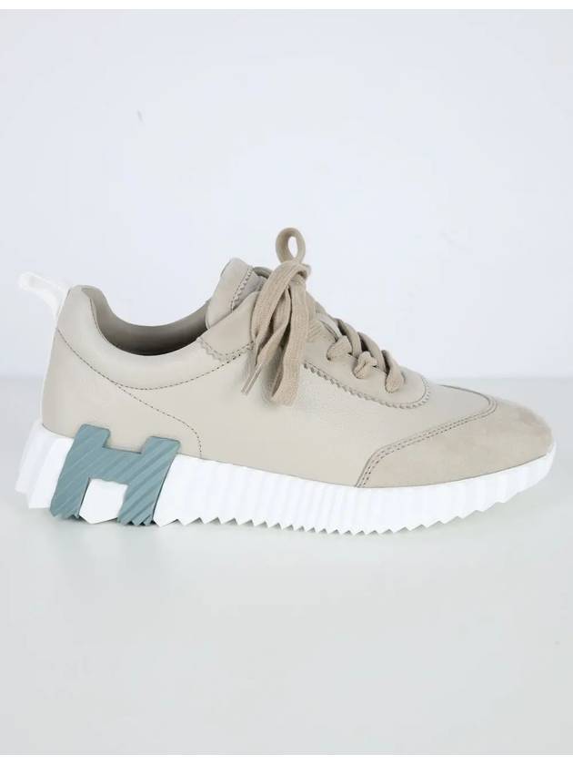 Bouncing Low Top Sneakers Beige - HERMES - BALAAN 3