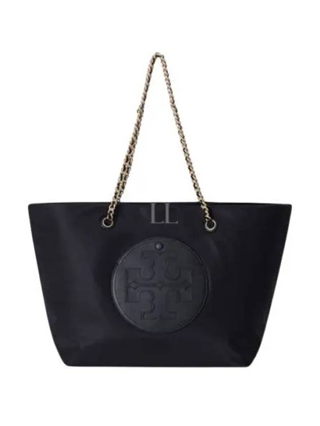 Ella Chain Tote Bag Black - TORY BURCH - BALAAN 2