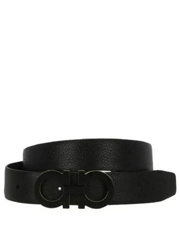 SALVATORE Ferragamo 670017 758674 Double Gancini Reversible Belt 1119499 - SALVATORE FERRAGAMO - BALAAN 1