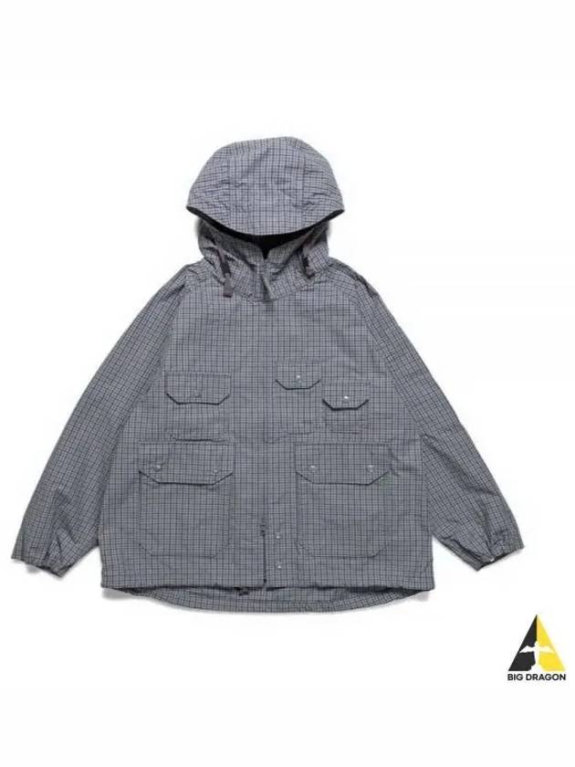 Atlantic Parka Gray PC Gunclub Check 24S1D010 OR207 SL004 - ENGINEERED GARMENTS - BALAAN 1