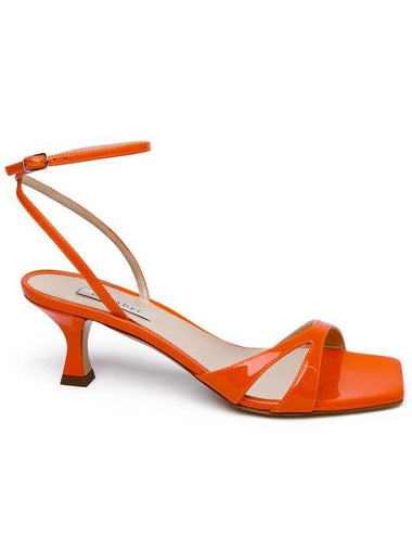 Casadei 'Geraldine' Tulip Leather Sandals - CASADEI - BALAAN 1